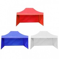 Cort pliabil de gradina si expozitii 3 x 4.5m cu 3 pereti