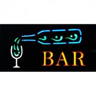 Reclama panou cu iluminare tip BAR