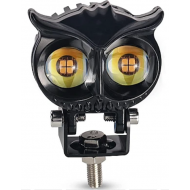 Proiector LED auto cu 2 FAZE putere 30W 6000K model bufnita