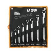 Set 8 chei inelare cu cot si husa organizator