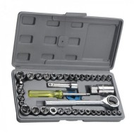 Trusa chei tubulare si clichet 40 piese