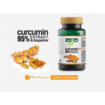 Supliment alimentar extract 95 Curcumin & BioPerine 60 capsule vegetale