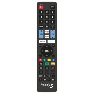 Telecomandă Universală Ready 5 – Compatibilă Samsung, LG, Sony, Philips, Panasonic
