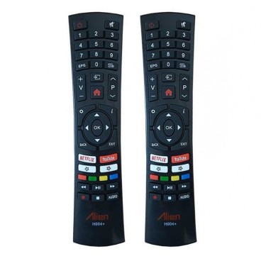 Pachet 2 telecomenzi Smart-tech H004+ Diamant, Akai, Starlight, Blaupunkt, Vortex, Vision Touch