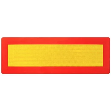 Banda/placa reflectorizanta camioane dreptunghiulara 56 cm Latime x 20cm inaltime