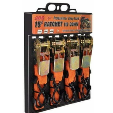 Set chinga ancorare cu clichet 4 buc 1X15 max 600 kg