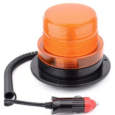 Girofar LED cu 1 faza prindere magnetica si fixa conectare 12V