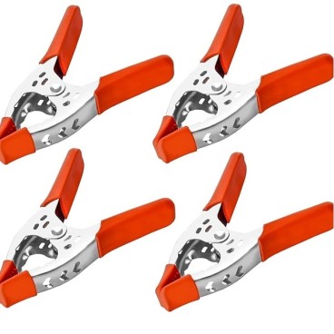 Set 4 Cleme 6 inci din Metal Deschidere 2.5 inci
