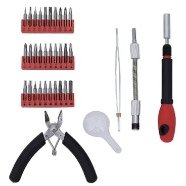 Set de 35 piese instrumente de baza pentru lucrari electronice de precizie