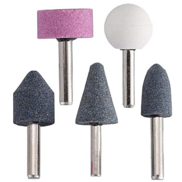 Set 5 freze pentru slefuire profesionale cu piatra tip pila ZP 0004