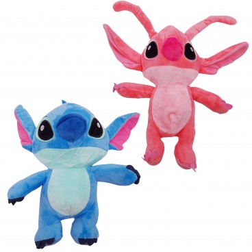 Set Jucarii de Plus Angel si Stitch, Personaje din Lilo&Stitch, 25 cm
