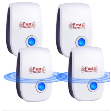Set 4 x Dispozitiv antidaunatori Pest Reject Repeller